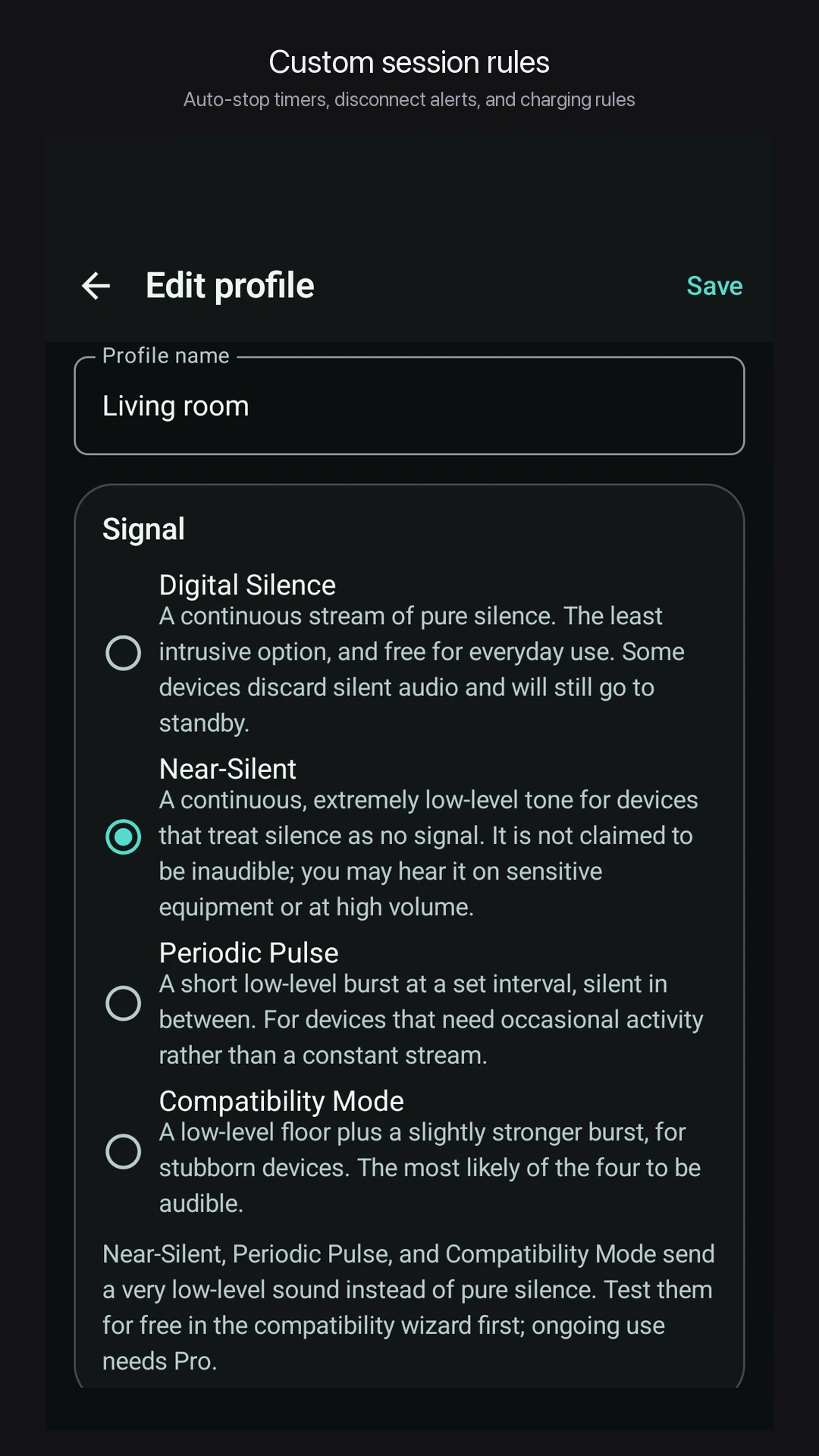 SoundLatch: Keep Speaker Awake screenshot